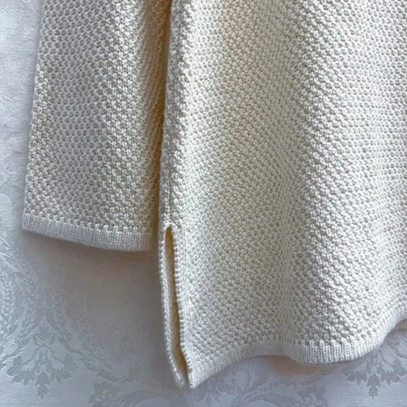 Charter Club Womens NWT Beige Knit Sweater With Metallic Thread Plus Size 0X New - Picture 2 of 7